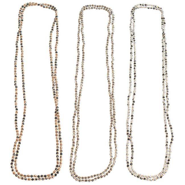 LONG CRYSTAL NECKLACE 4MM