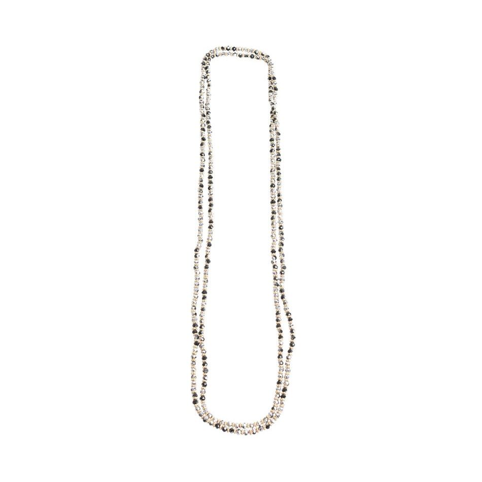 LONG CRYSTAL NECKLACE 4MM