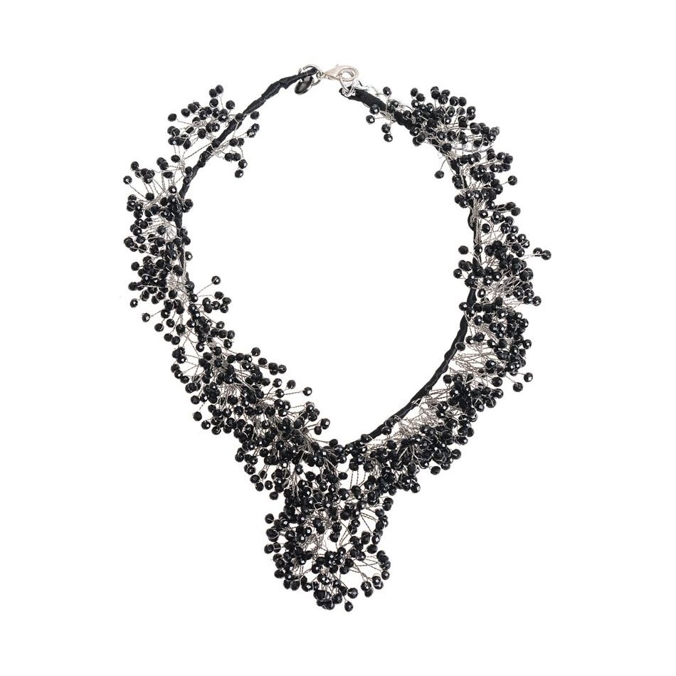 CRYSTAL WIRE SHORT NECKLACE
