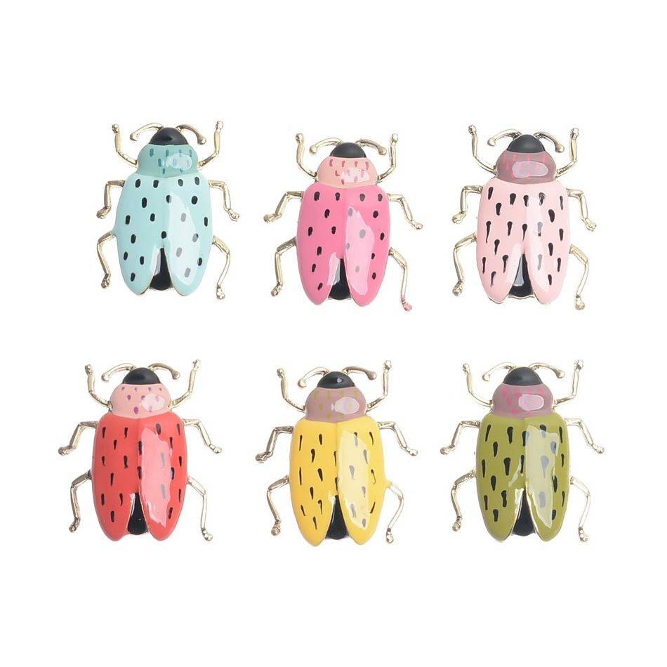 BROCHE INSECTO METAL ESMALTE