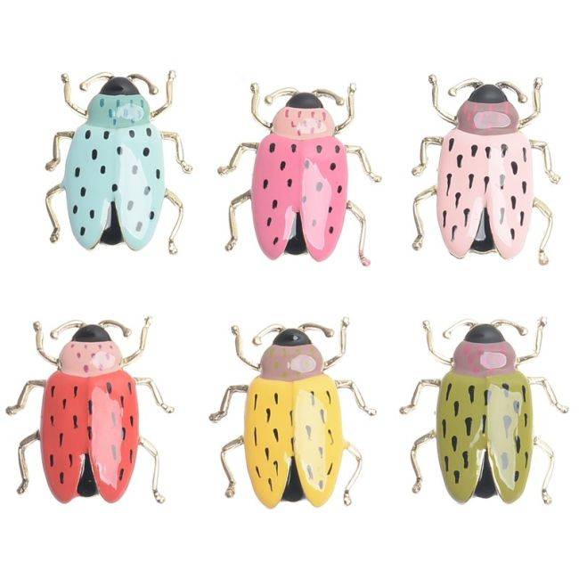 BROCHE INSECTO METAL ESMALTE