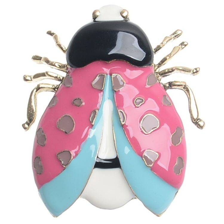 BROCHE INSECTO METAL ESMALTE 2