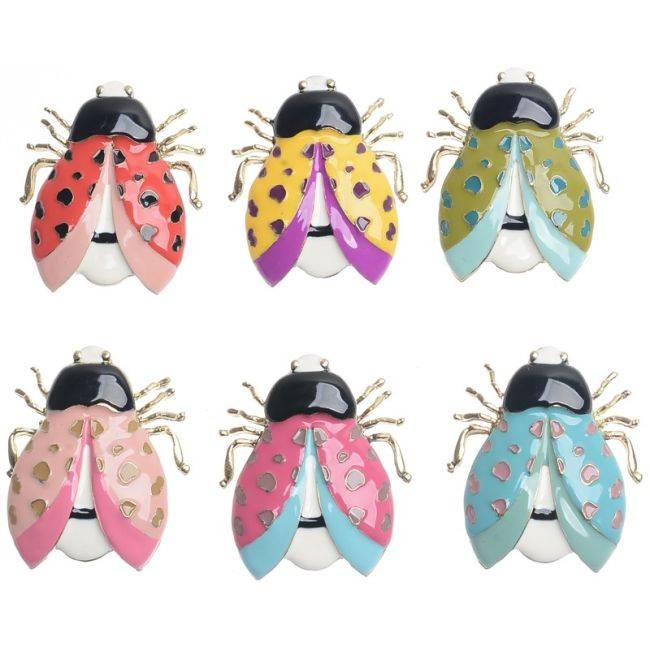 BROCHE INSECTO METAL ESMALTE