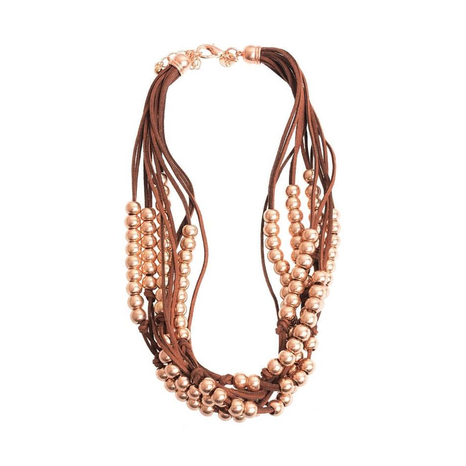 BALL LACE SHORT NECKLACE