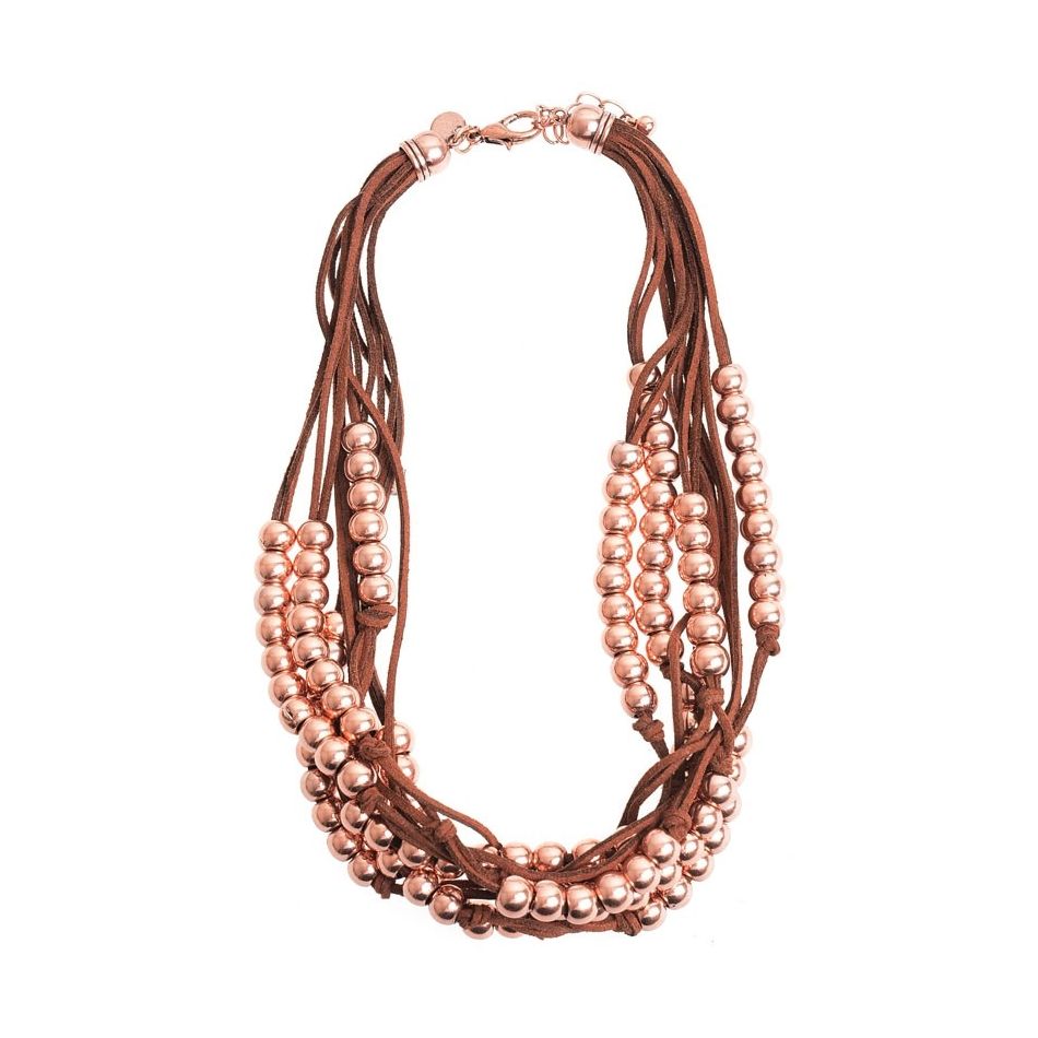 BALL LACE SHORT NECKLACE