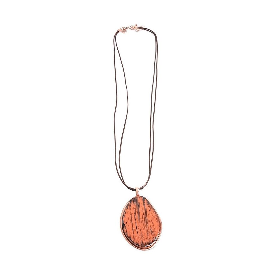 COLLAR LARGO COLG. METAL RESINA