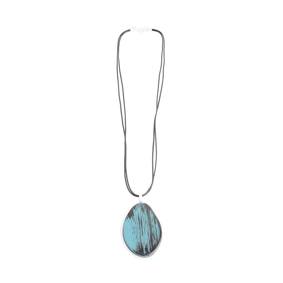 COLLAR LARGO COLG. METAL RESINA