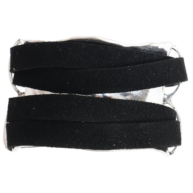 SUEDE METAL BRACELET
