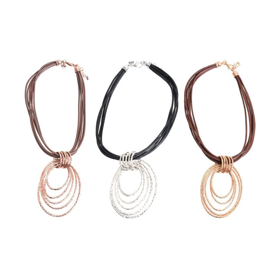 SHORT NECKLACE PENDANTS WITH WASHERS