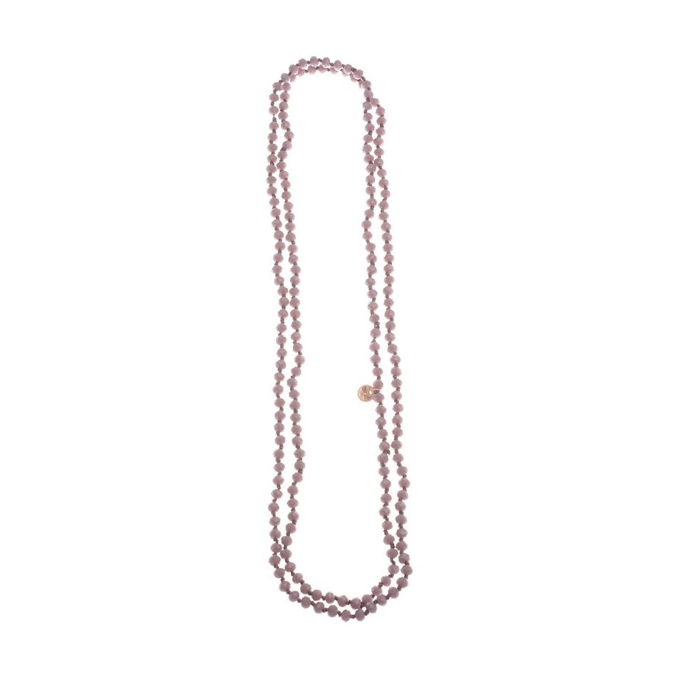 COLLAR LARGO CRISTALES FACETADOS 1.5M*6MM