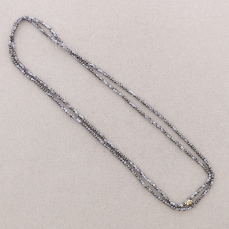 COLLAR LARGO CUENTAS FACETA1.5M*4MM