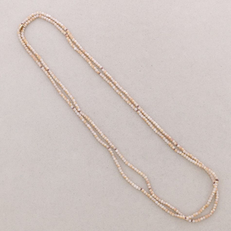 COLLAR LARGO CUENTAS FACETA1.5M*4MM
