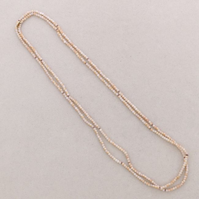 COLLAR LARGO CUENTAS FACETA1.5M*4MM