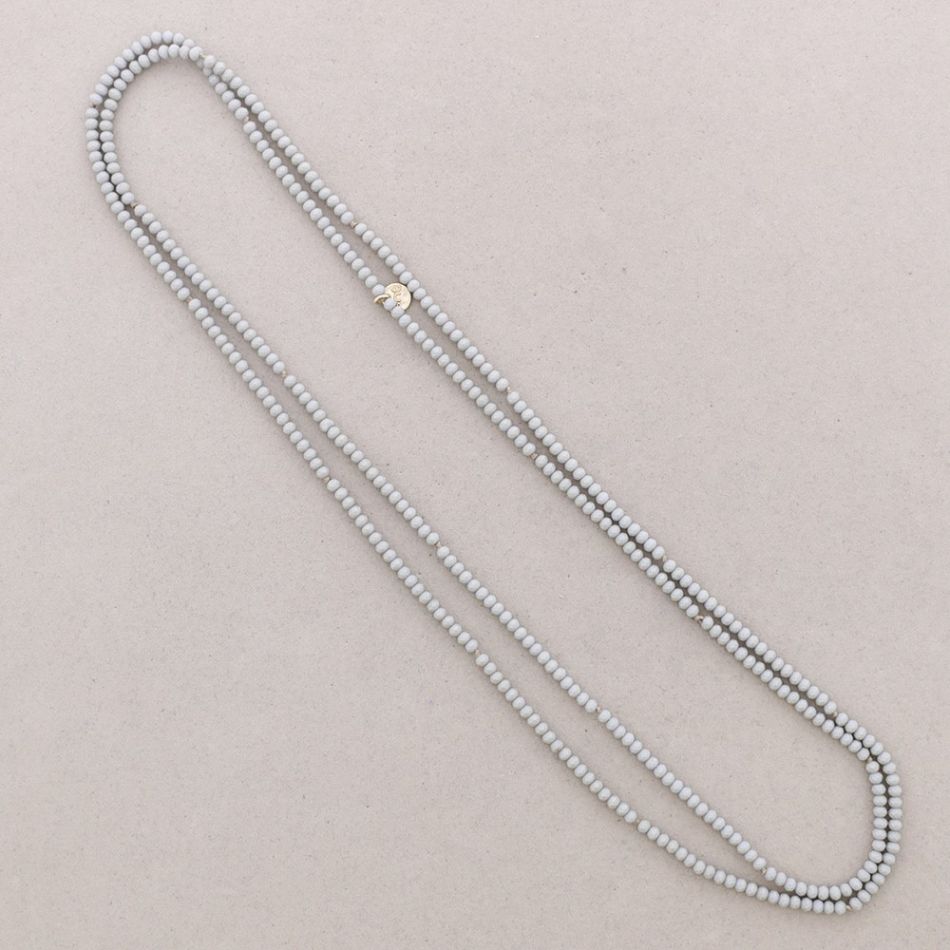 LONG NECKLACE WITH FACET BEADS1.5M*4MM