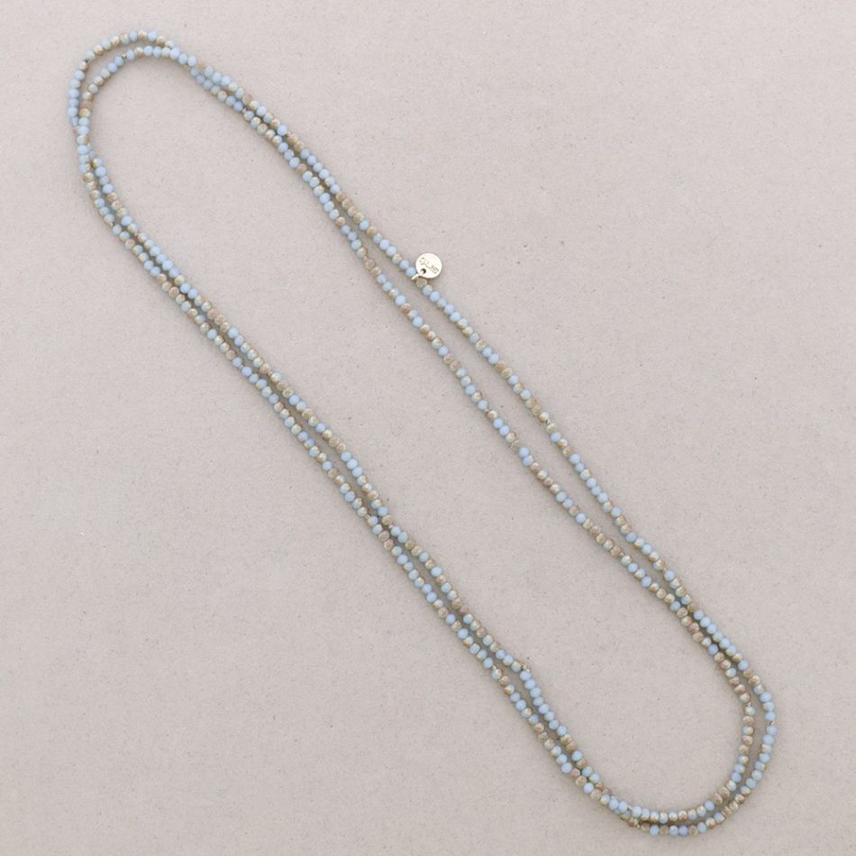 COLLAR LARGO CUENTAS FACETA1.5M*4MM