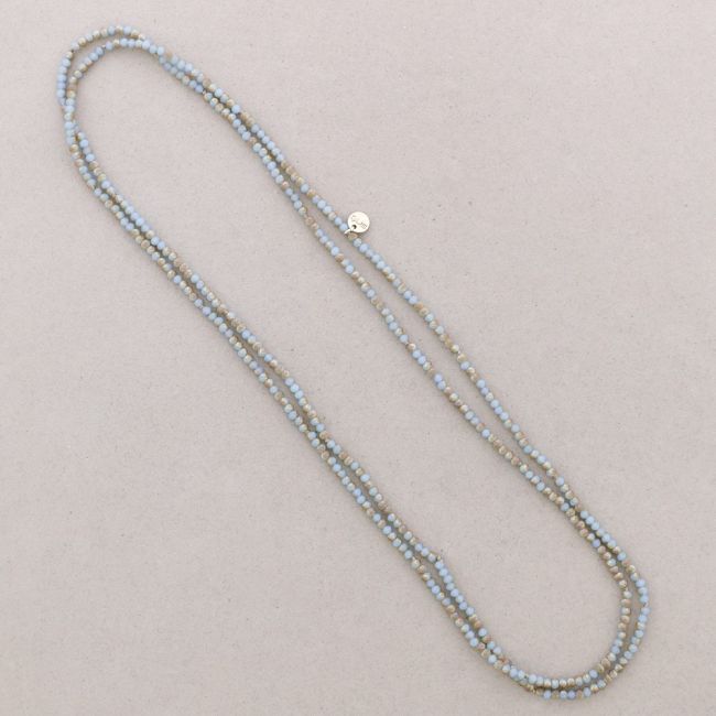 COLLAR LARGO CUENTAS FACETA1.5M*4MM