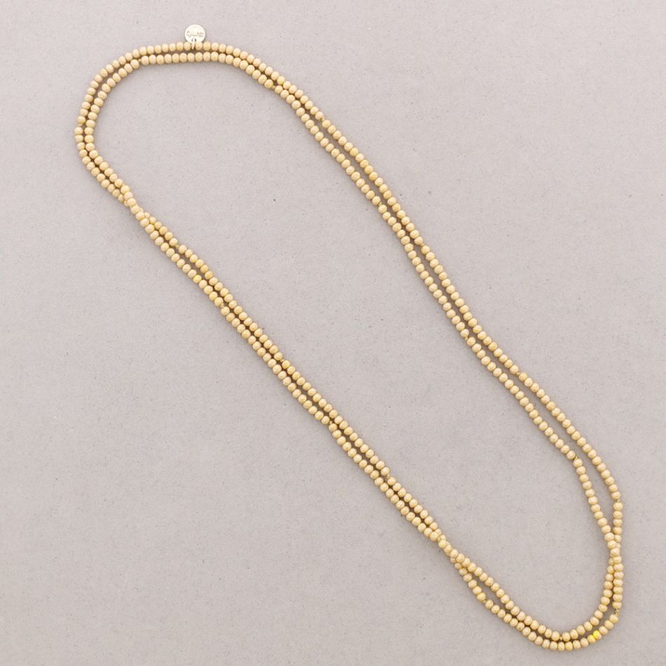 COLLAR LARGO CUENTAS FACETA1.5M*4MM