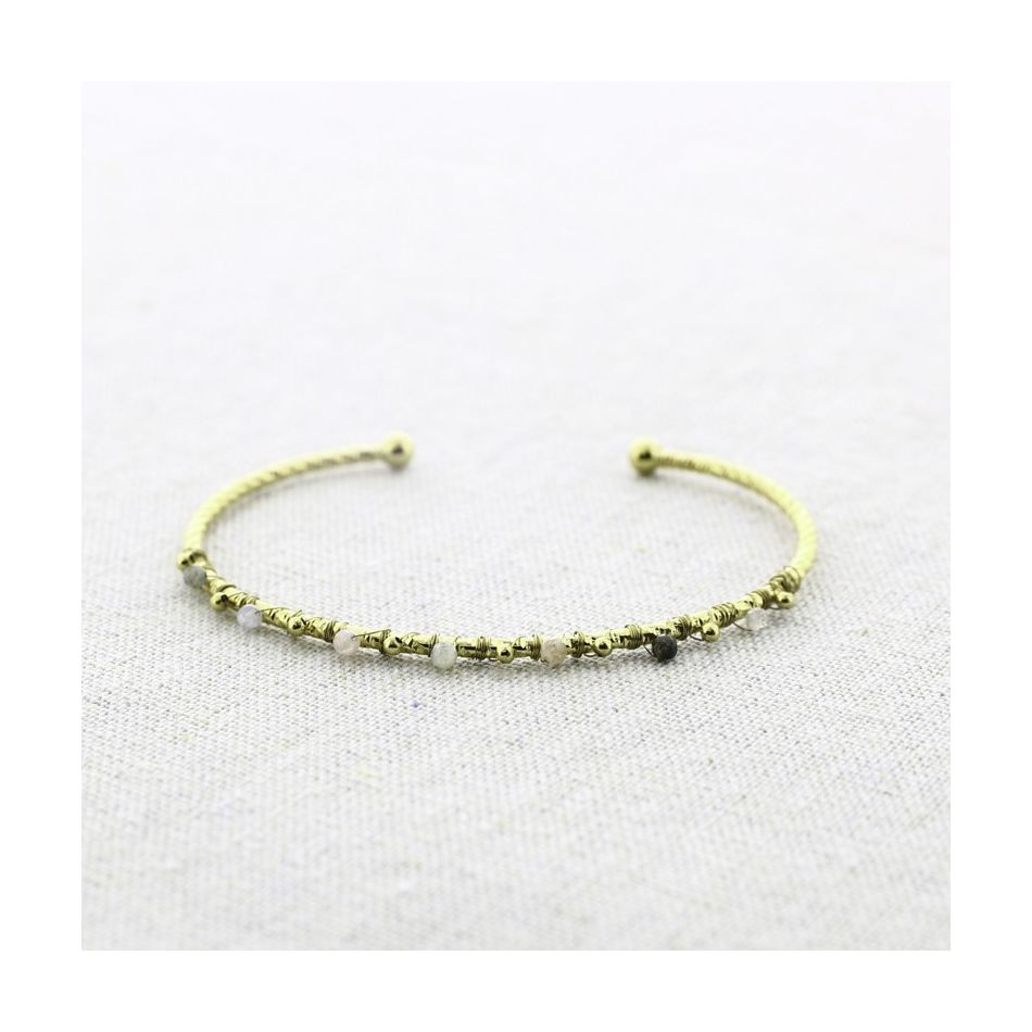 STONE STEEL BRACELET