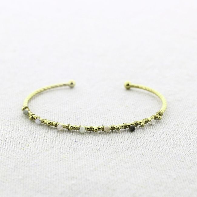 STONE STEEL BRACELET