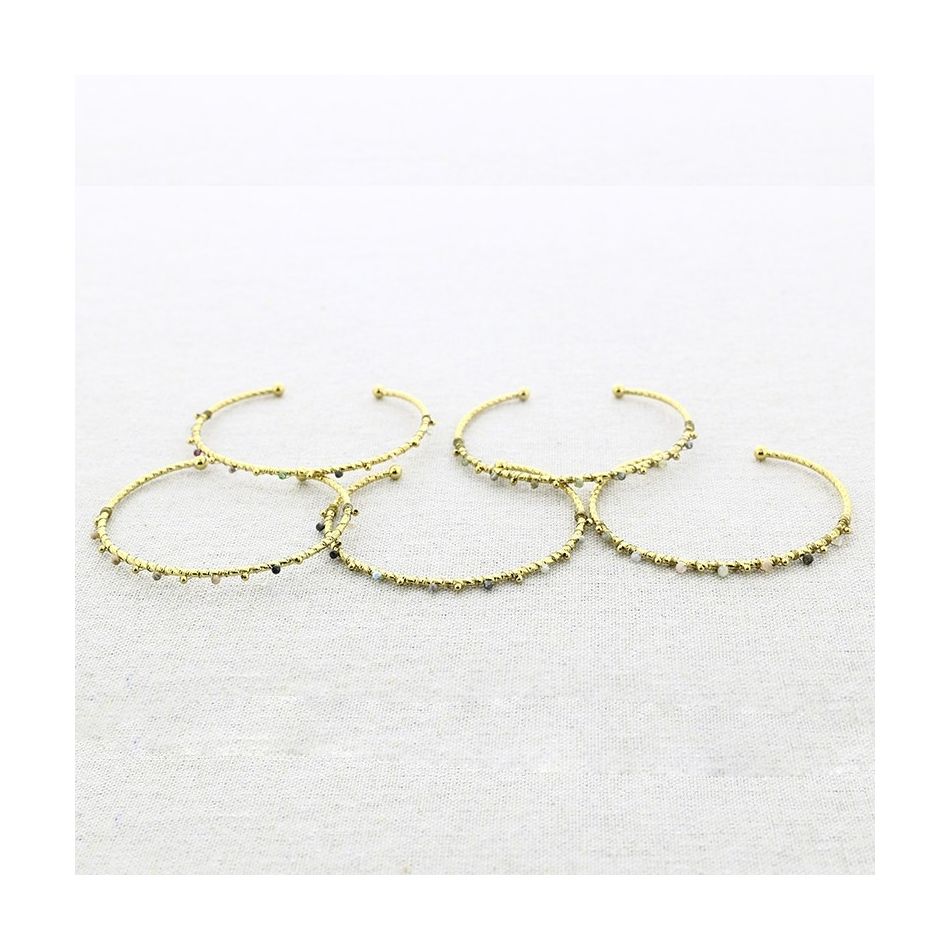 STONE STEEL BRACELET