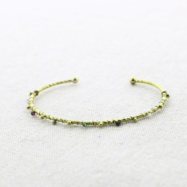 STONE STEEL BRACELET