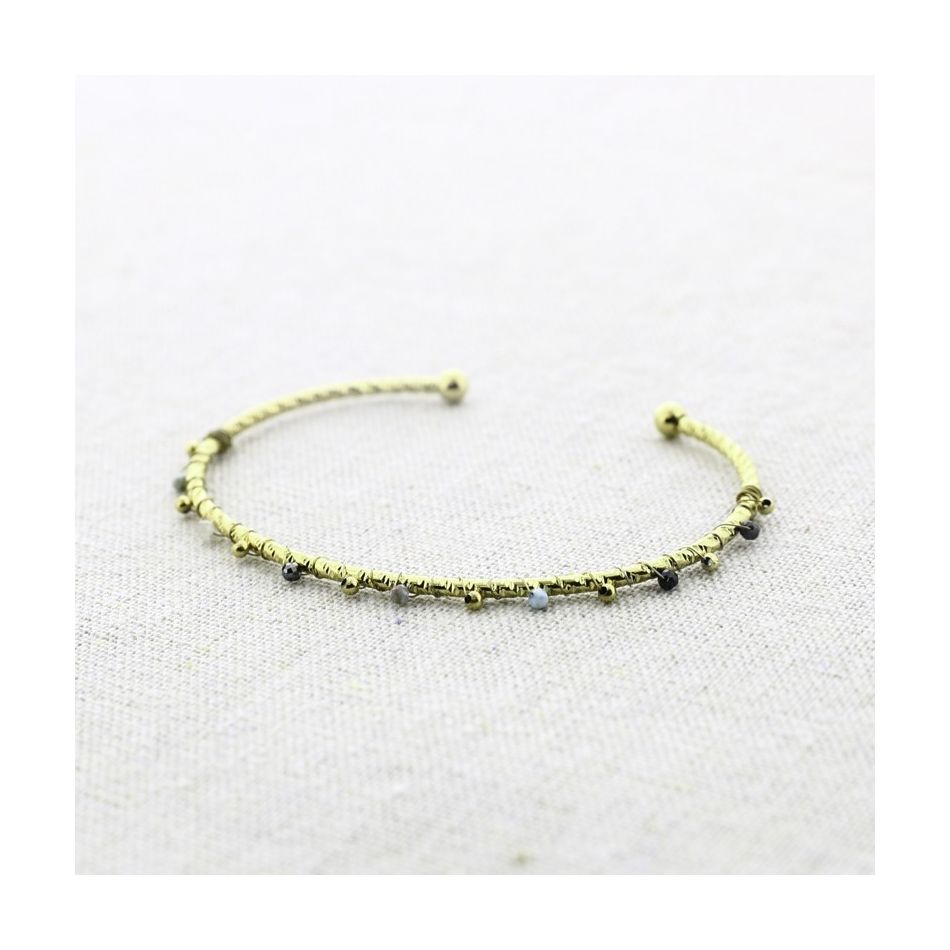 STONE STEEL BRACELET