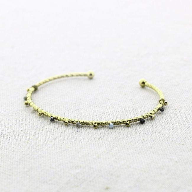 STONE STEEL BRACELET