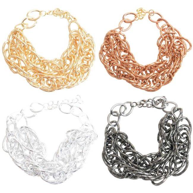 DOUBLE LINK SHORT NECKLACE