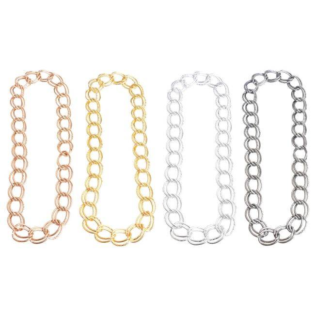 COLLAR LARGO DOBLE ESLABONES