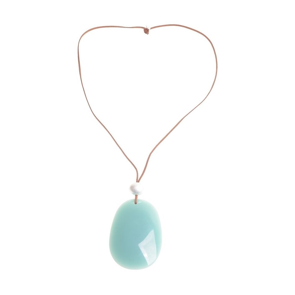 LONG RESIN PENDANT NECKLACE