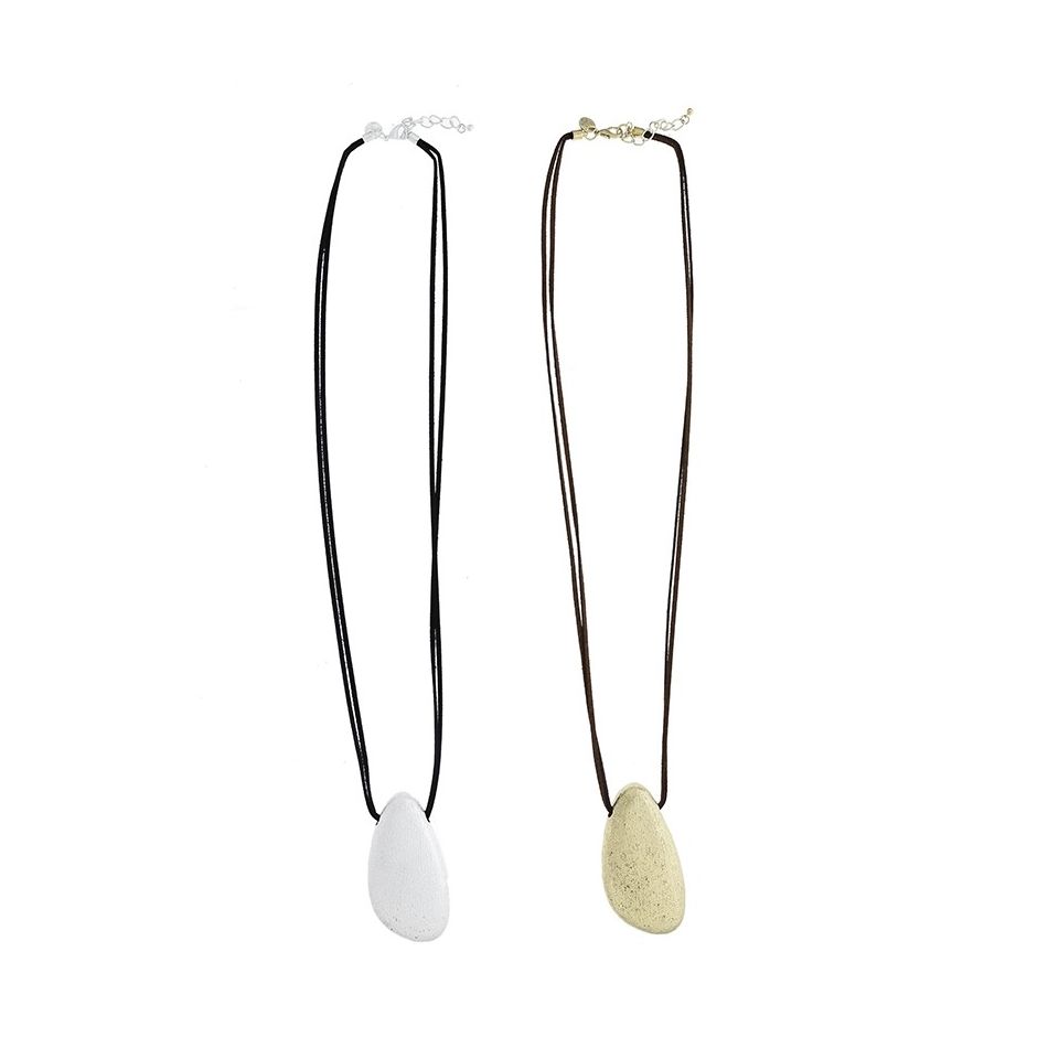 LONG METAL PENDANT NECKLACE