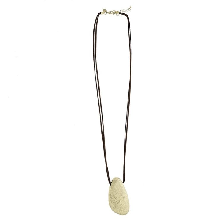 LONG METAL PENDANT NECKLACE 2