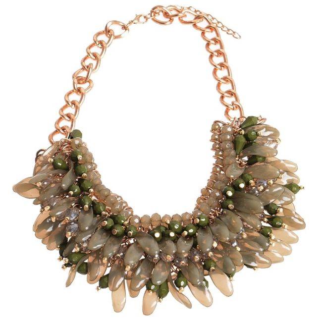 MIX BEADS SHORT NECKLACE