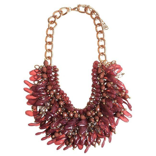 MIX BEADS SHORT NECKLACE