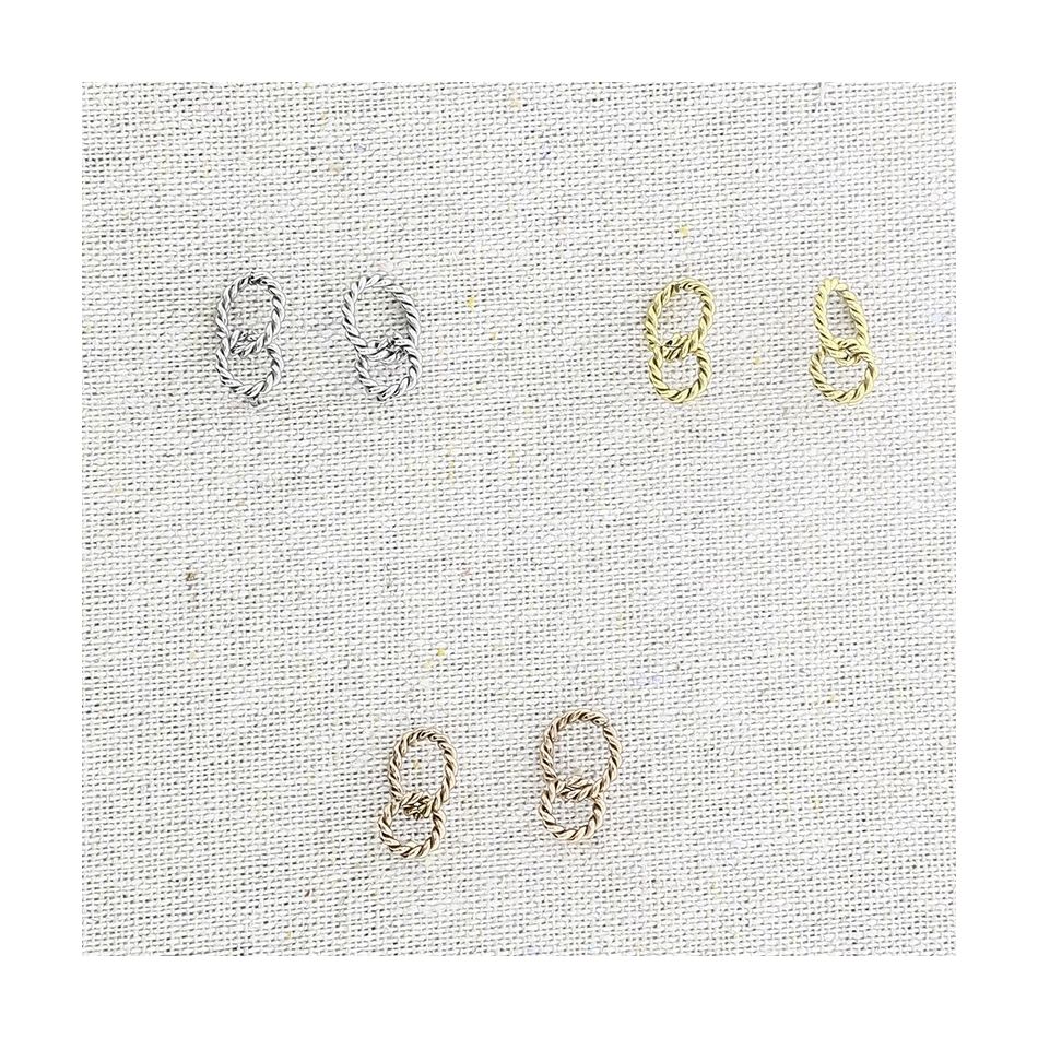 PENDIENTES ACERO DOBLE ANILLA