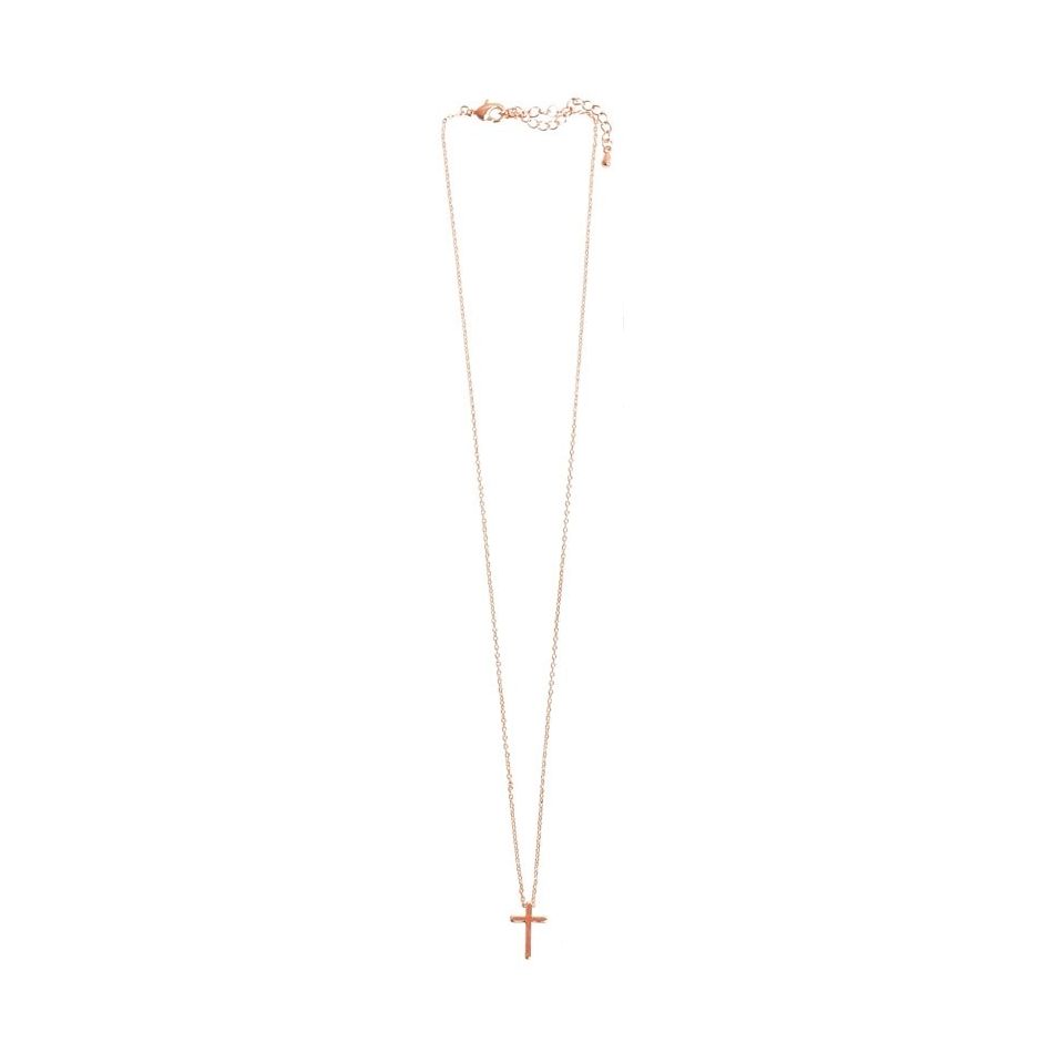 METAL CROSS SHORT NECKLACE