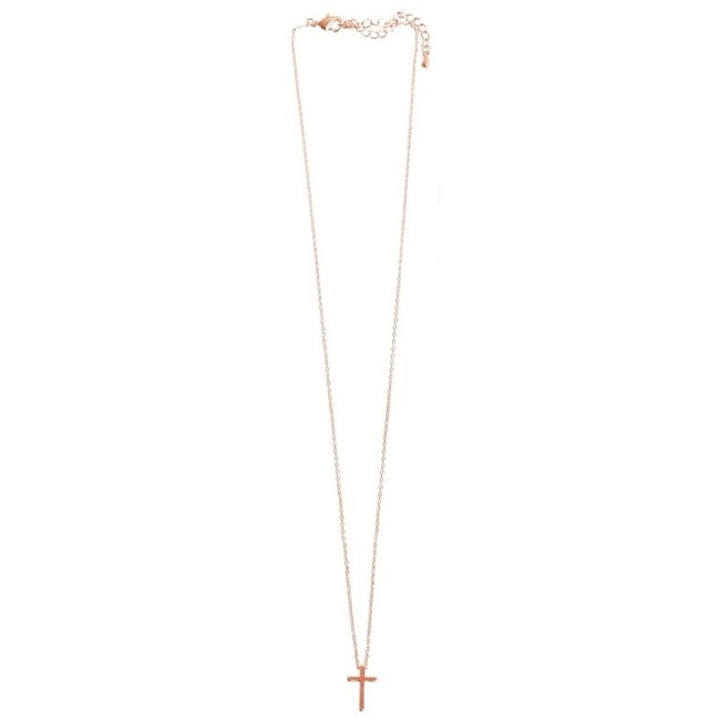 METAL CROSS SHORT NECKLACE
