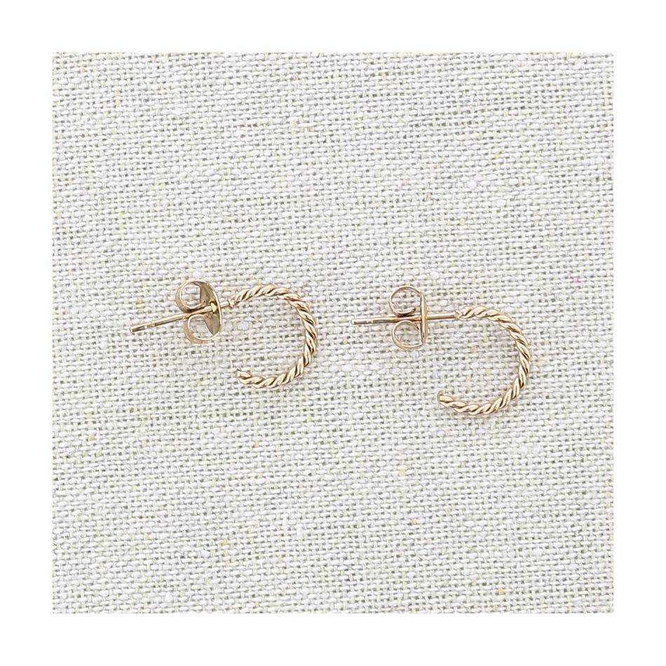 PENDIENTES ACERO ARO 1 CM