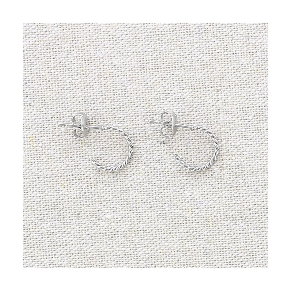 PENDIENTES ACERO ARO 1 CM