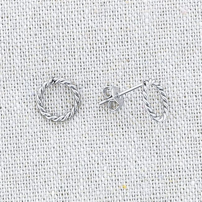 PENDIENTES PRESIÓN ACERO ANILLA