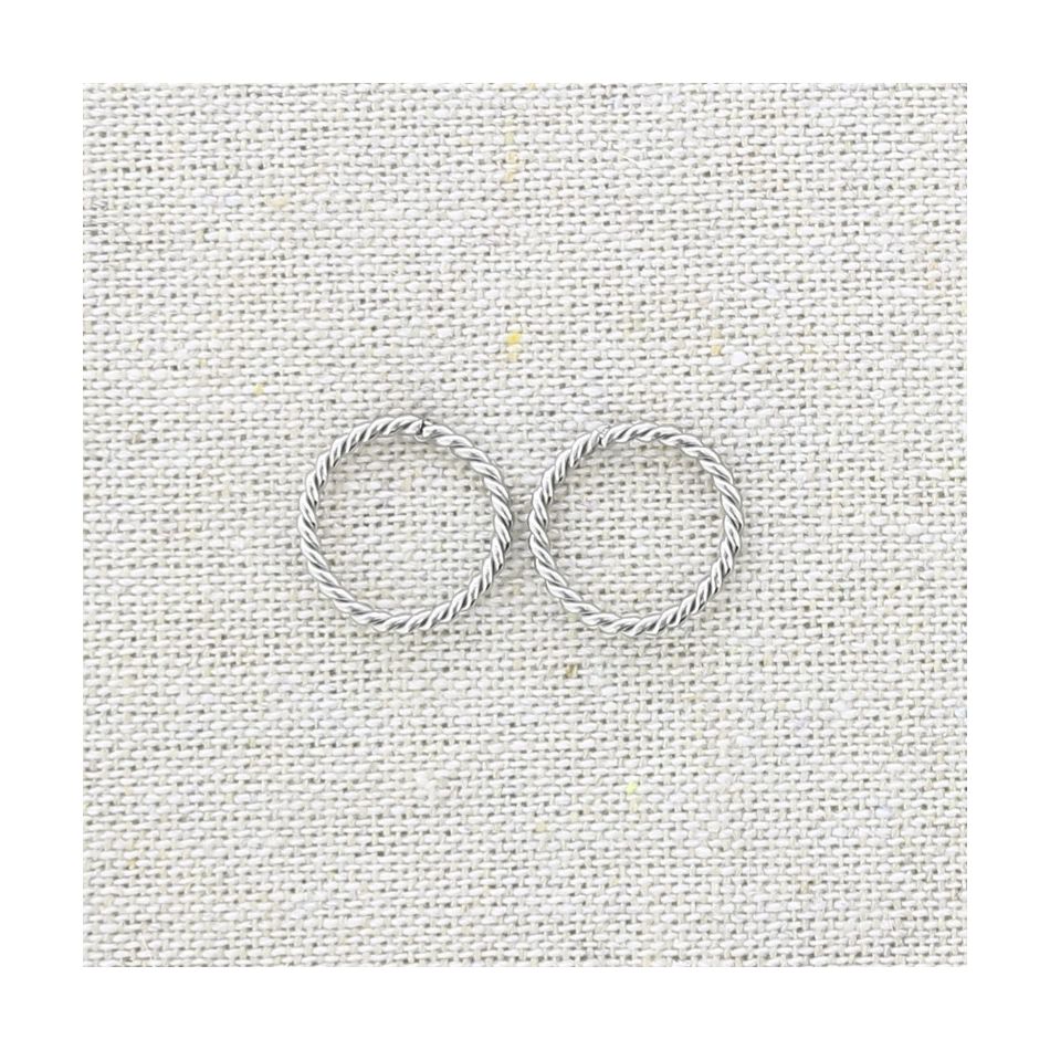 STAINLESS STEEL RING EARRINGS