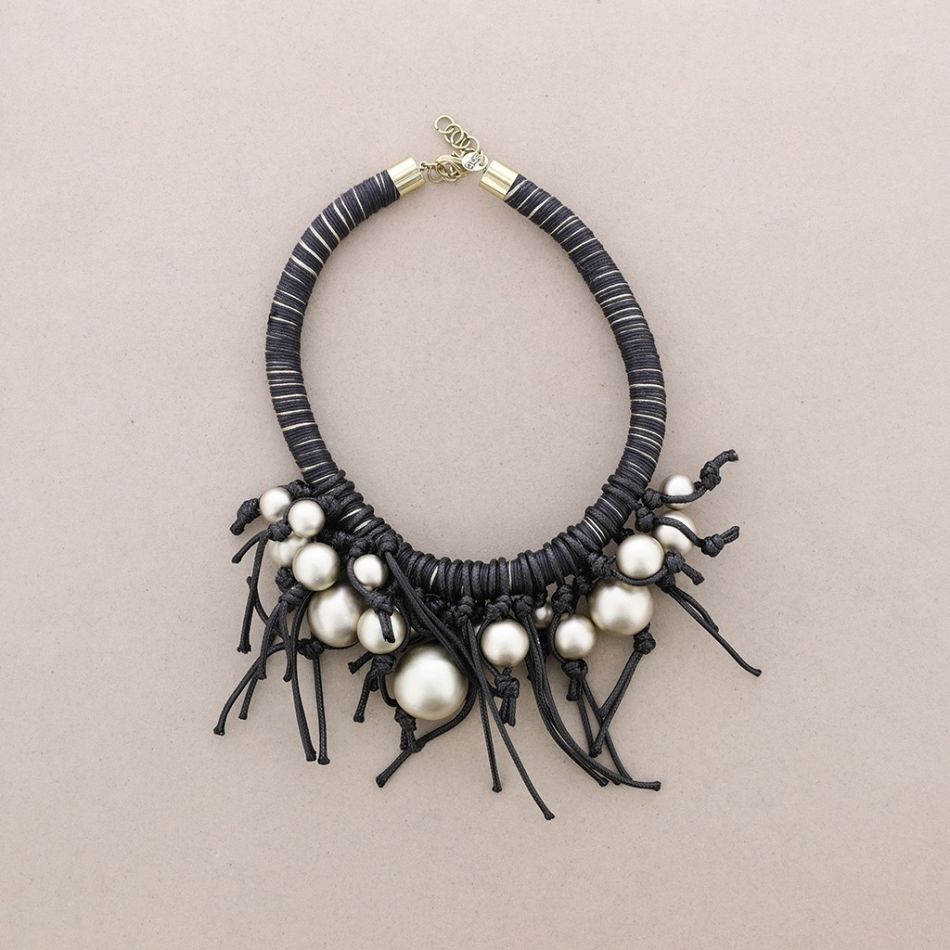 GARGANTILLA COLG. CORDONES BOLAS