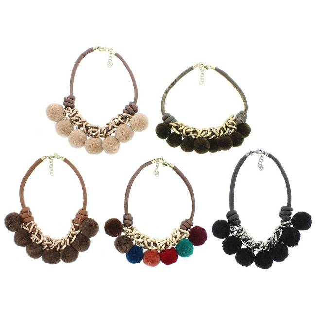 POMPOM LINK CHOKER