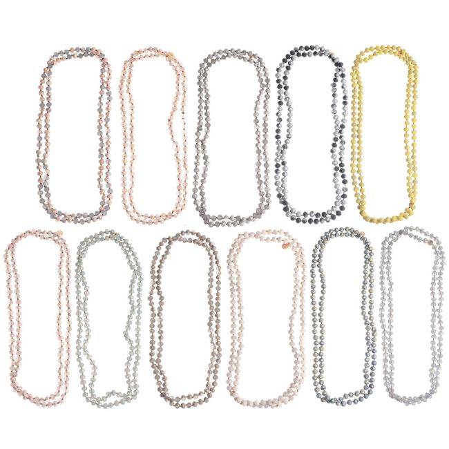 COLLAR LARGO CRISTAL FACETADO 1.2M*8MM