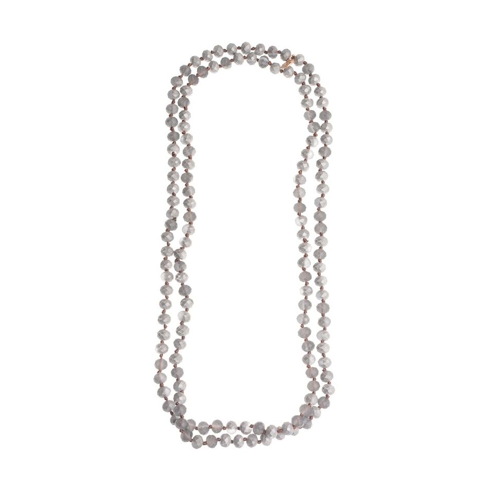 COLLAR LARGO CRISTAL FACETADO 1.2M*8MM