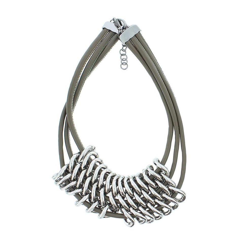 TRIPLE LINK SHORT NECKLACE