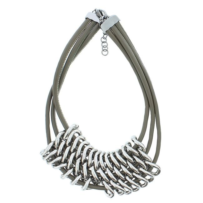 TRIPLE LINK SHORT NECKLACE
