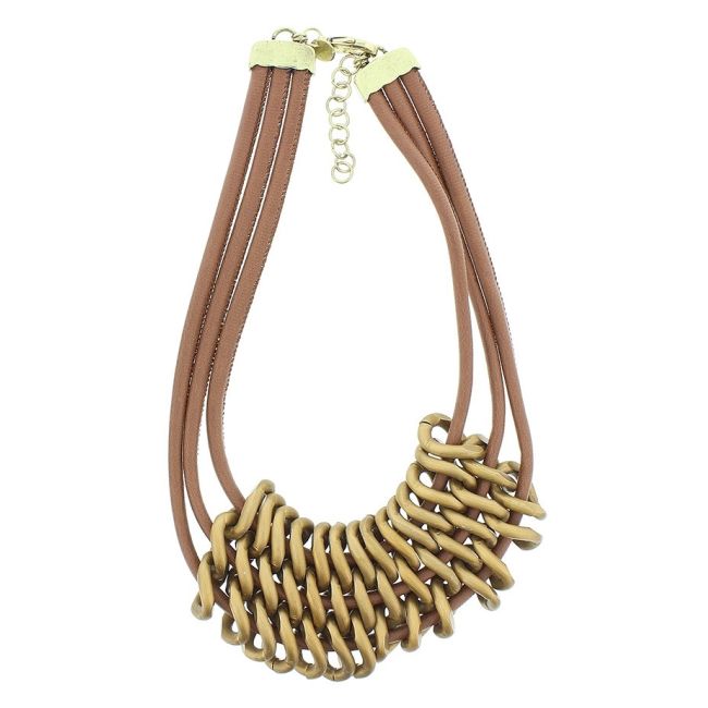 TRIPLE LINK SHORT NECKLACE
