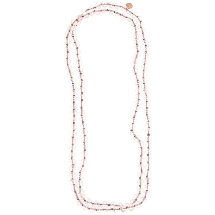 LONG FACETED CRYSTAL NECKLACE 1.2M*8MM