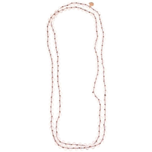 LONG FACETED CRYSTAL NECKLACE 1.2M*8MM
